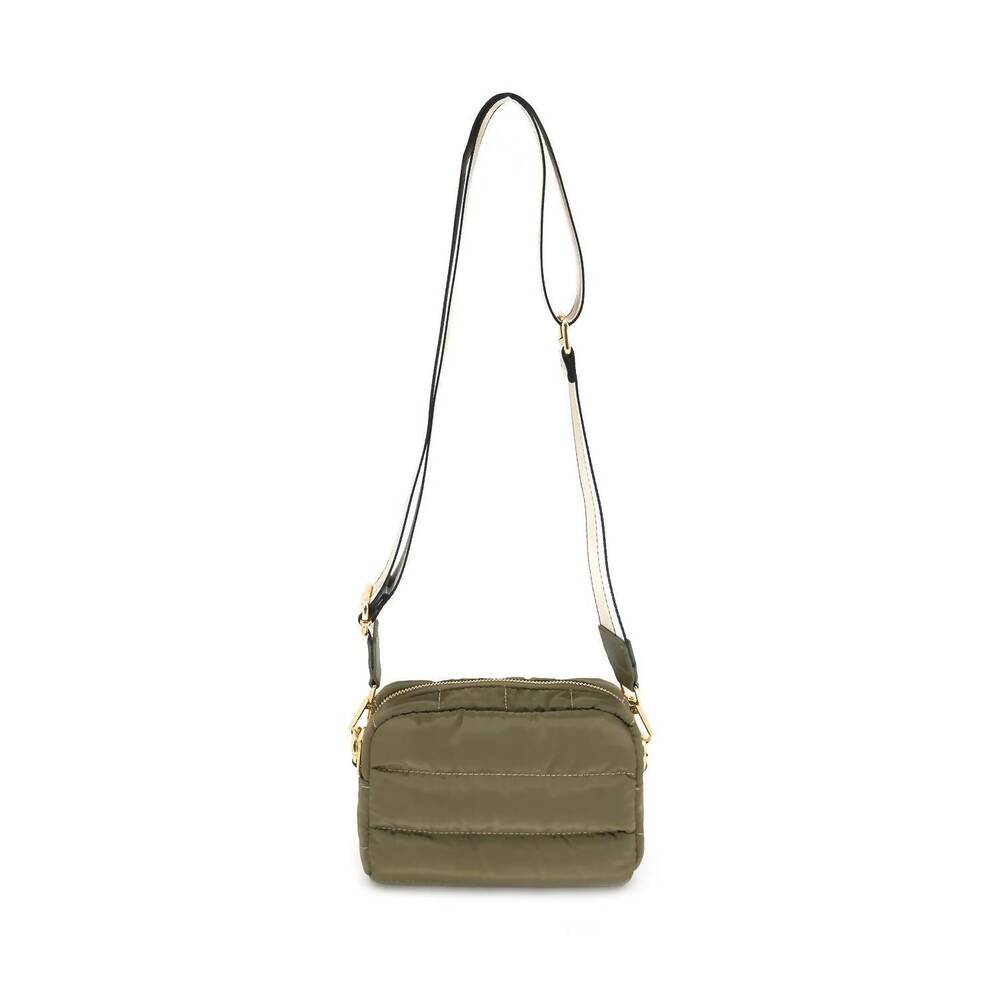 NEW BC HANDBAGS puffer bag in olive